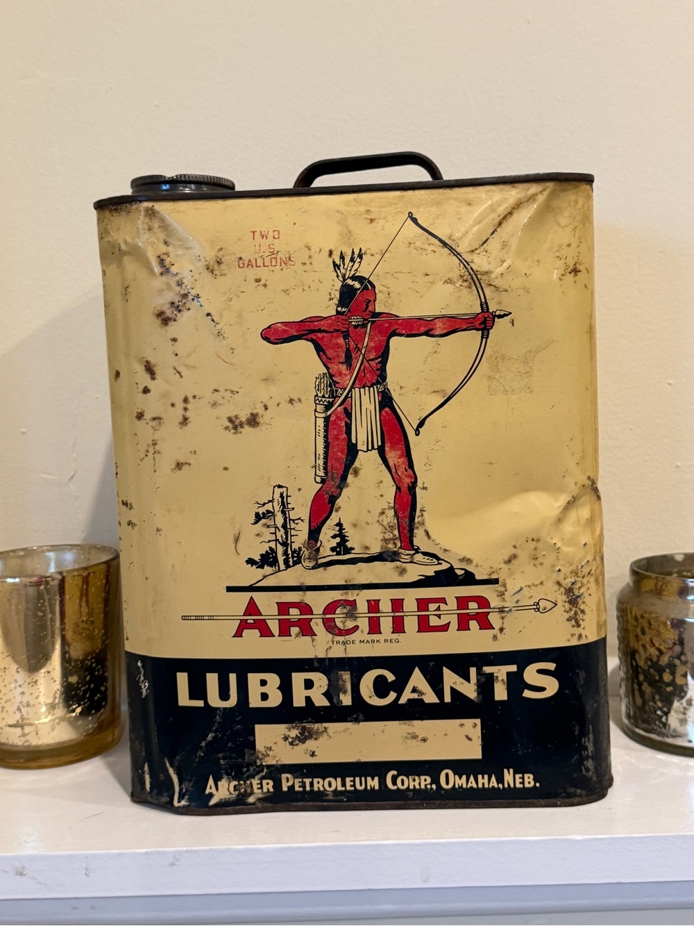 Antique Archer Lubricants can